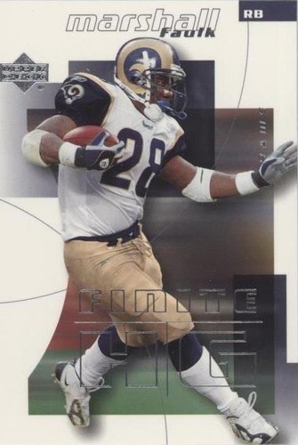 2004 Upper Deck Finite HG Marshall Faulk #91