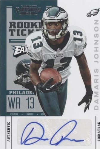 2012 Panini Contenders Damaris Johnson #238