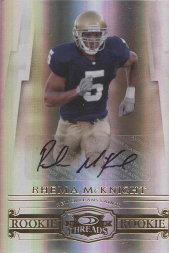 2007 Donruss Threads Rhema McKnight #240