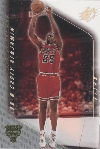2000-01 SPx - Corey Benjamin #12