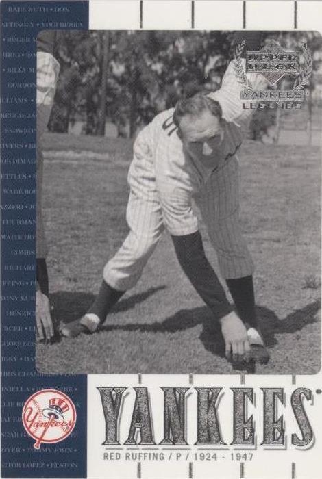 2000 Upper Deck Yankee Legends - Red Ruffing #37