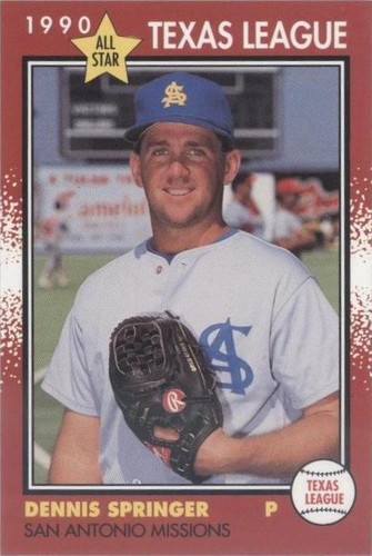 1990 Grand Slam Texas League All-Stars - Dennis Springer #15