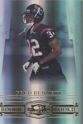 2007 Donruss Threads Fred Bennett #177