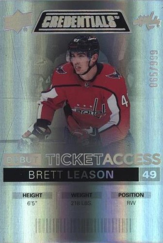 2021-22 Upper Deck Credentials - Brett Leason #66