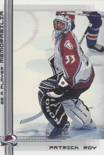 2000-01 In the Game Be A Player Memorabilia - Patrick Roy #104