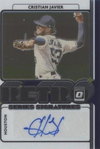 2021 Panini Donruss Optic - Cristian Javier #RET-CJ