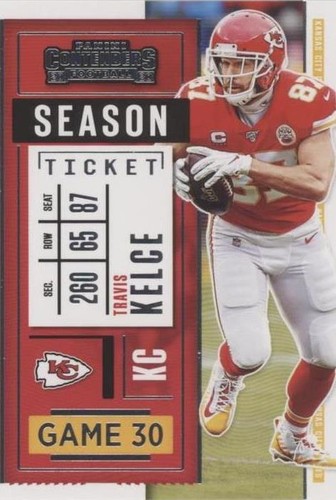 2020 Panini Contenders Travis Kelce #4
