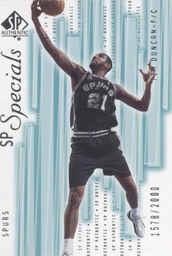 2001-02 SP Authentic - Tim Duncan #142