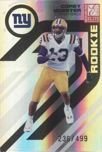 2005 Donruss Elite Corey Webster #128