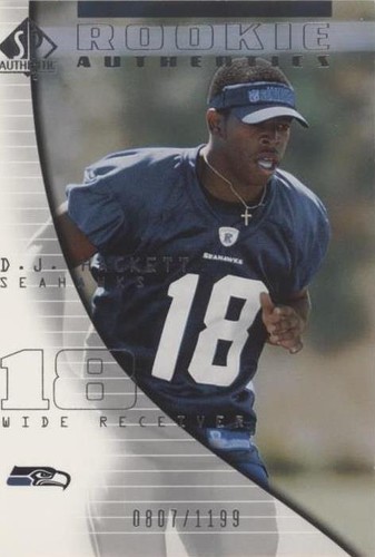 2004 SP Authentic D.J. Hackett #106