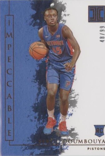 サイン入り ニュージャージー Sekou Doumbouya Rookie Autograph Jersey 2019-20 Panini Origins