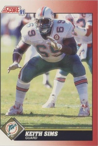 1991 Score Keith Sims #169