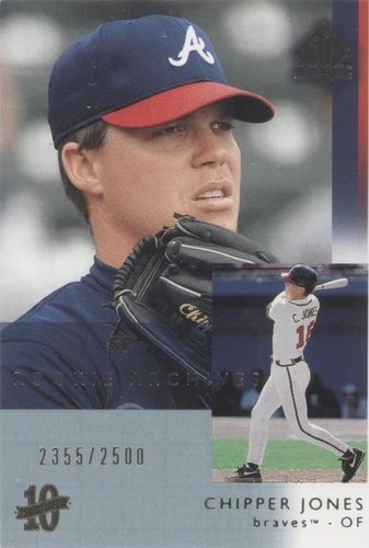 2003 SP Authentic - Chipper Jones #93