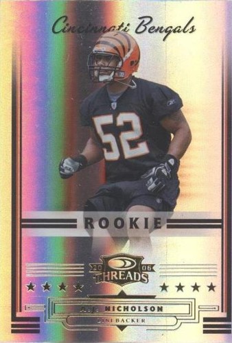 2006 Donruss Threads A.J. Nicholson #202