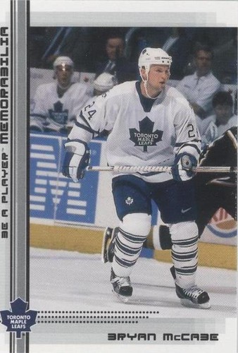 2000-01 In the Game Be A Player Memorabilia - Bryan McCabe #446