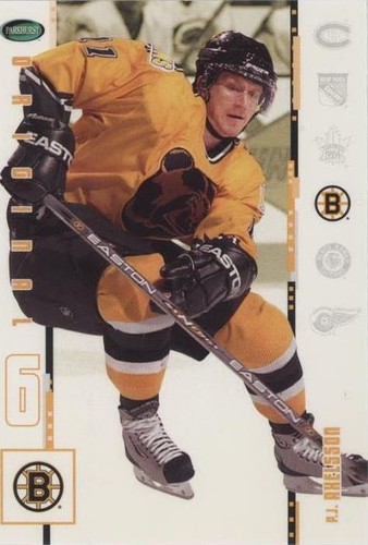 2003-04 Parkhurst Original Six Boston Bruins - P.J. Axelsson #1