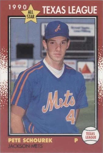 1990 Grand Slam Texas League All-Stars - Pete Schourek #33