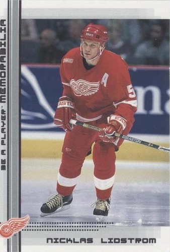 2000-01 In the Game Be A Player Memorabilia - Nicklas Lidstrom #217