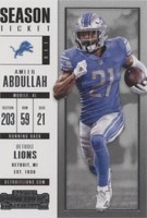 2017 Panini Contenders Ameer Abdullah #29
