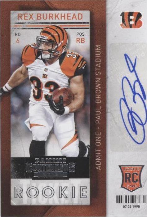 2013 Panini Contenders Rex Burkhead #175