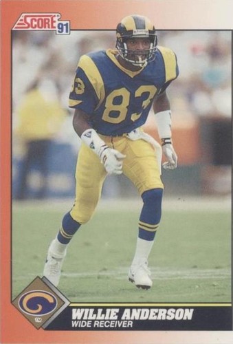 1991 Score Willie "Flipper" Anderson #425