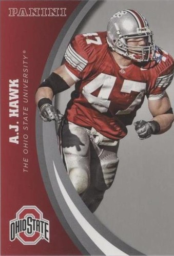 2015 Panini Ohio State Buckeyes A.J. Hawk #48