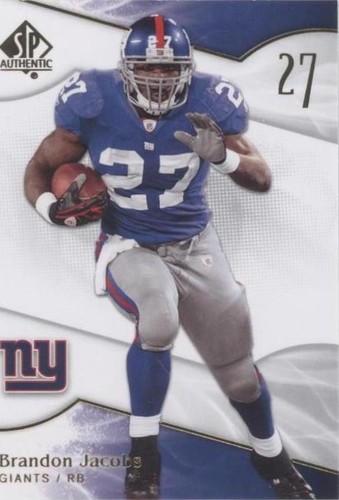 2009 SP Authentic Brandon Jacobs #6