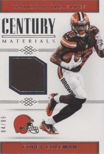 2017 Panini National Treasures Corey Coleman #24