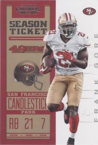 2012 Panini Contenders Frank Gore #83