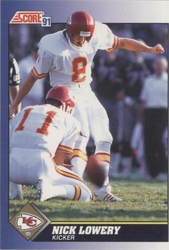 1991 Score Nick Lowery #11