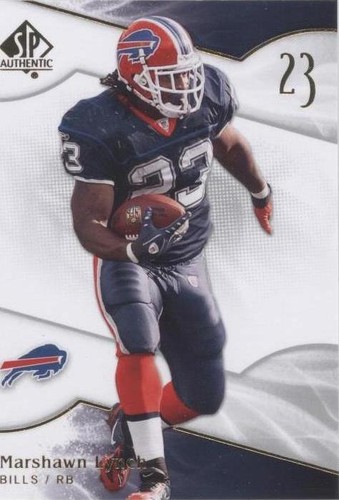 2009 SP Authentic Marshawn Lynch #16