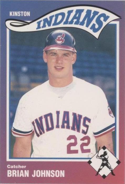1990 Sportsprint Kinston Indians - Brian Johnson #6