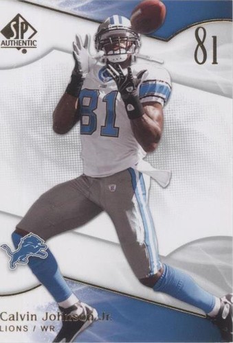 2009 SP Authentic Calvin Johnson #58