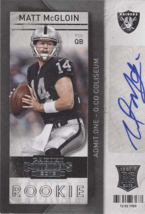 2013 Panini Contenders Matt McGloin #197
