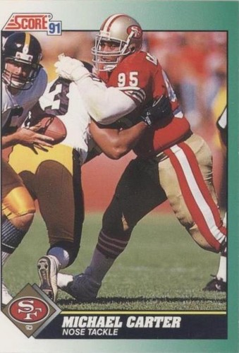 1991 Score Michael Carter #228