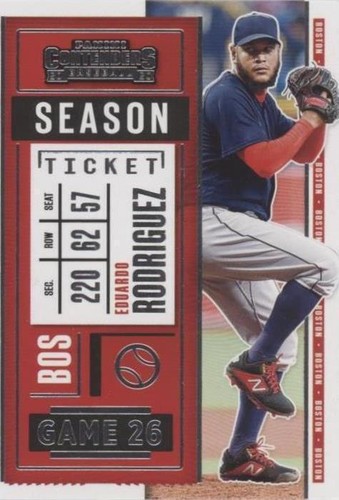 2020 Panini Contenders - Eduardo Rodriguez #81