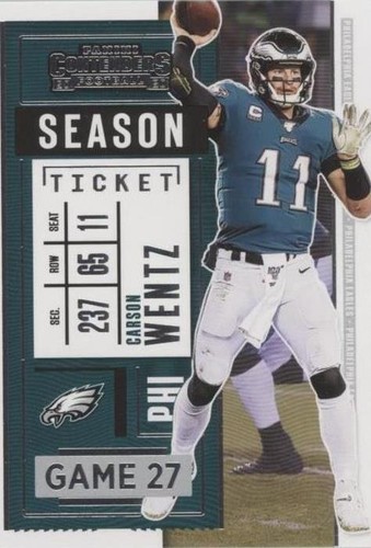 2020 Panini Contenders Carson Wentz #26