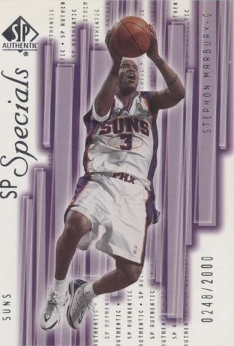 2001-02 SP Authentic - Stephon Marbury #143
