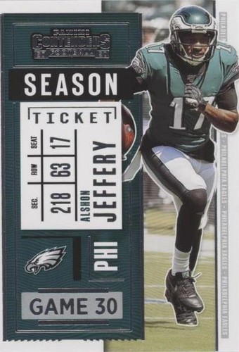 2020 Panini Contenders Alshon Jeffery #27