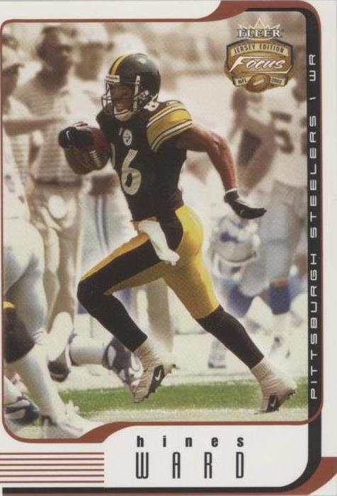 2002 Fleer Focus Jersey Edition Hines Ward #50