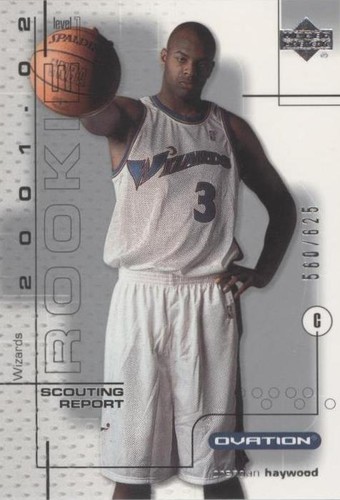 2001-02 Upper Deck Ovation - Brendan Haywood #102