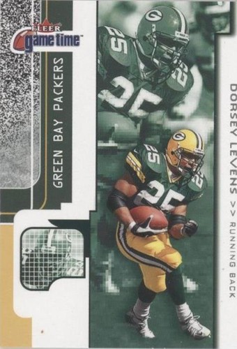 2001 Fleer Game Time Dorsey Levens #77