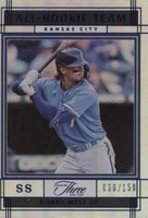 2022 Panini Three and Two - Bobby Witt Jr. #ART-11