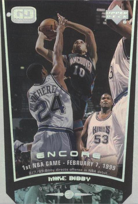 1998 - 99 Upper Deck Encore - Mike Bibby #149