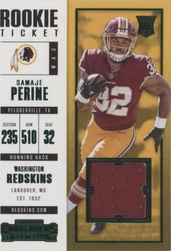 2017 Panini Contenders Samaje Perine #SW-15