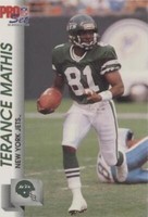 1992 Pro Set Terance Mathis #601