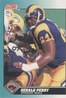 1991 Score Rookie & Traded Gerald Perry #23T