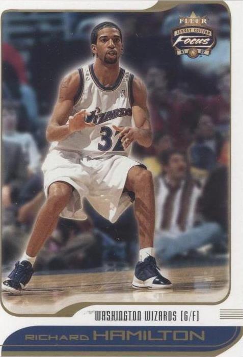 Camiseta Fleer Focus 2001-02 edición - Richard Hamilton #54