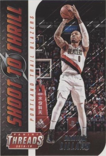 2018-19 Panini Threads - Damian Lillard #14