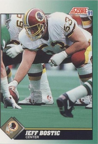 1991 Score Jeff Bostic #293
